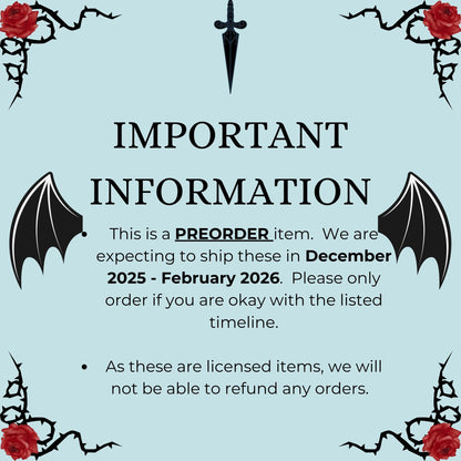 A Court of Thorns and Roses Rhysand Replica Preorder