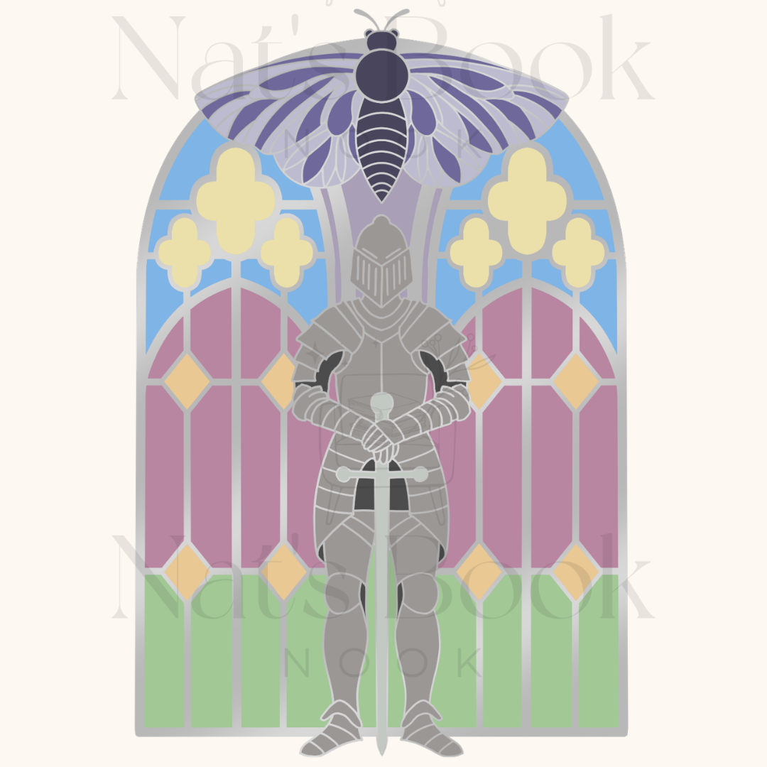 The Knight and the Moth Enamel Pin Preorder Incentive