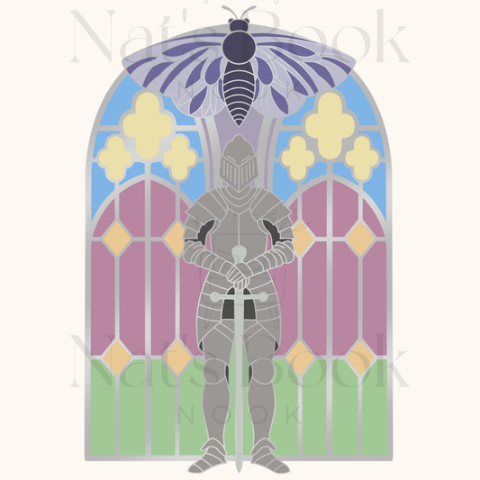 The Knight and the Moth Enamel Pin Preorder Incentive