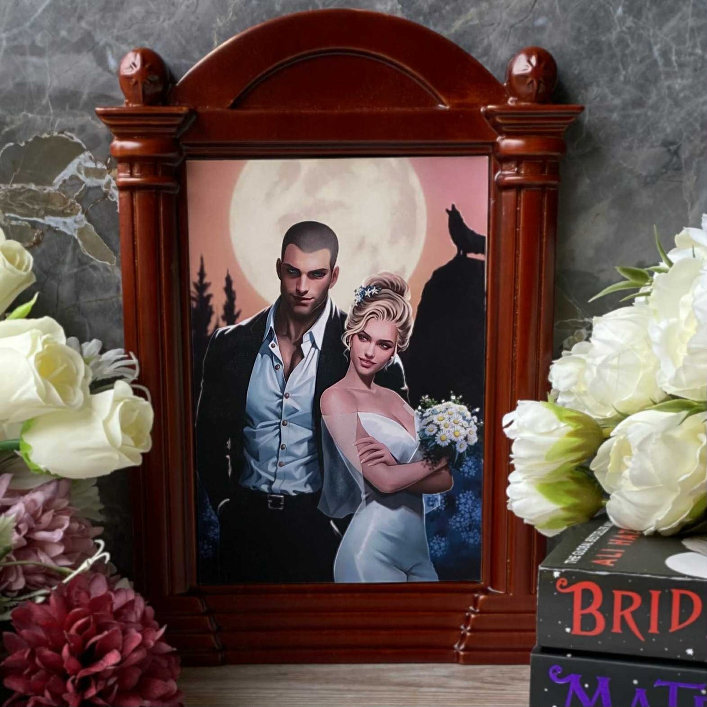 Bride Bookish Window